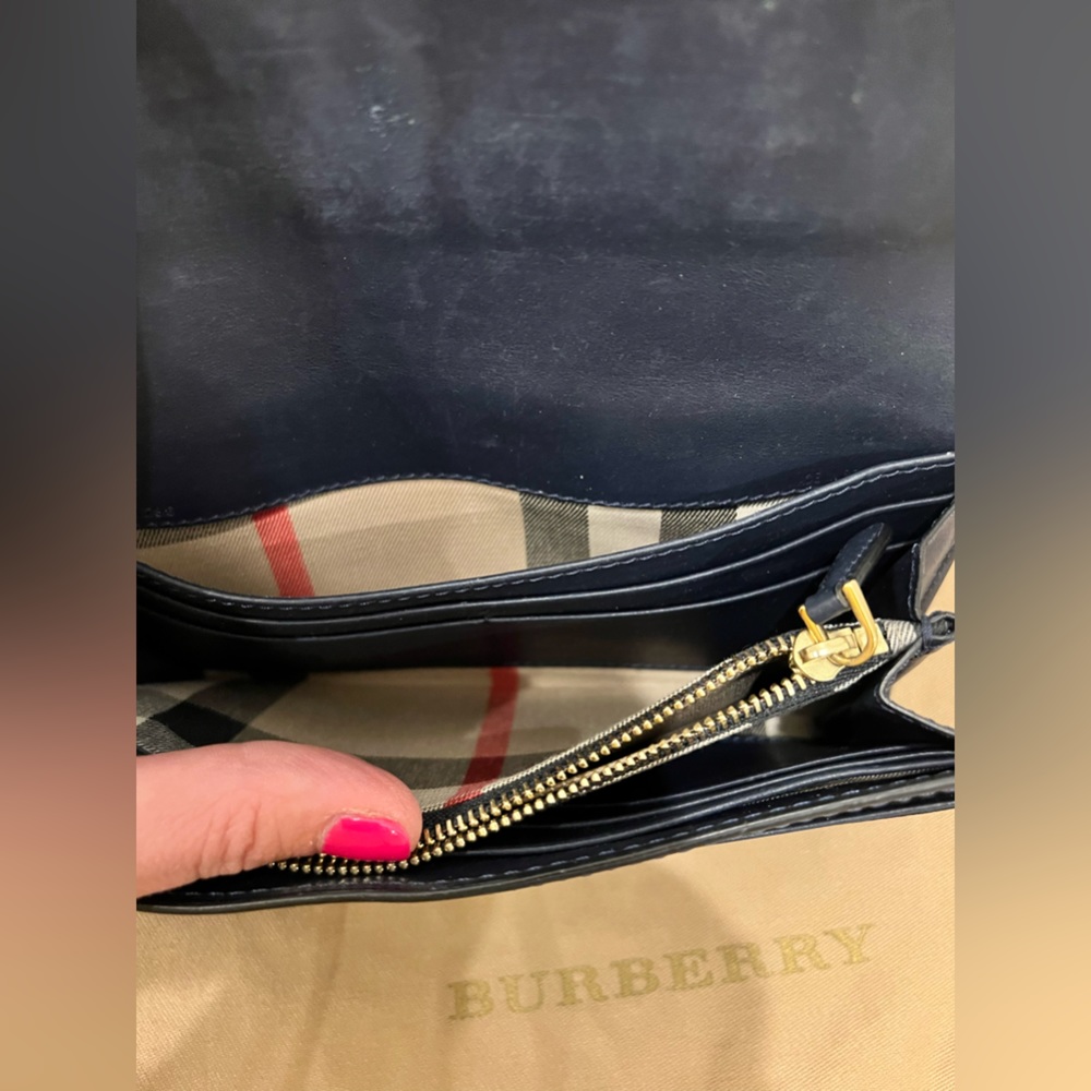 Burberry wallet and handbag set, navy - Picture 14 of 16